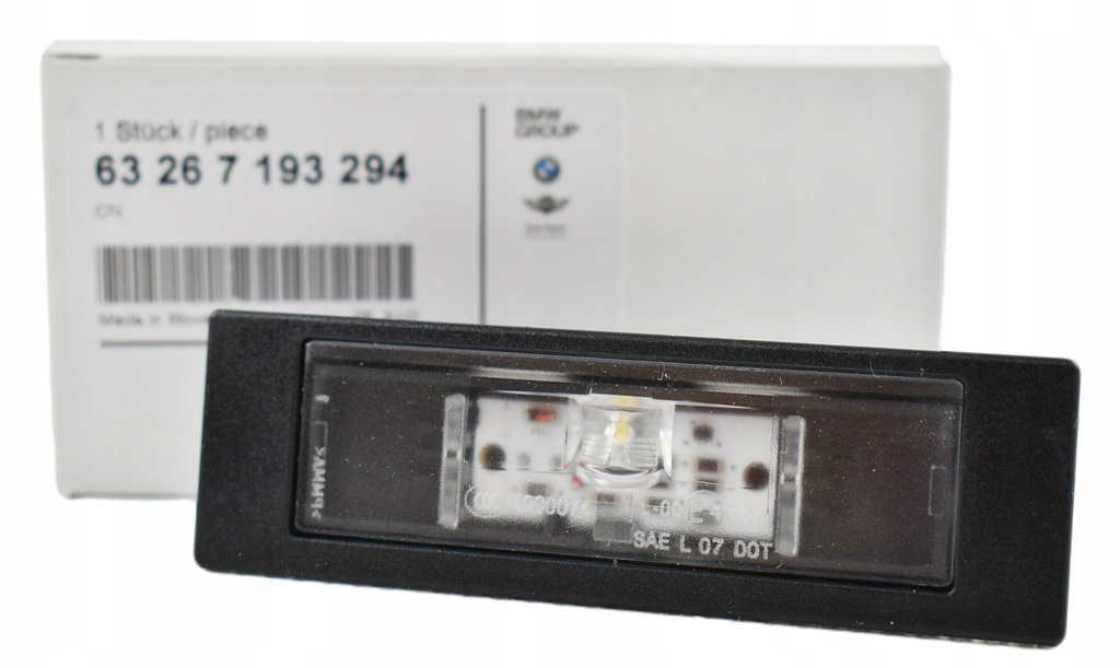 фото №1, Подсветка led номерного знака регистрационный bmw 1 e87