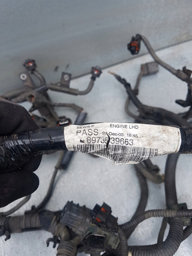 фото №6, Honda civic vii 1.7 cdti електропроводка двигуна комплектна