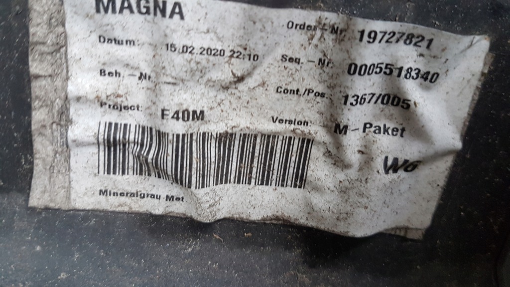 фото №8, Бампер задний bmw seria 1 f40 m-pakiet