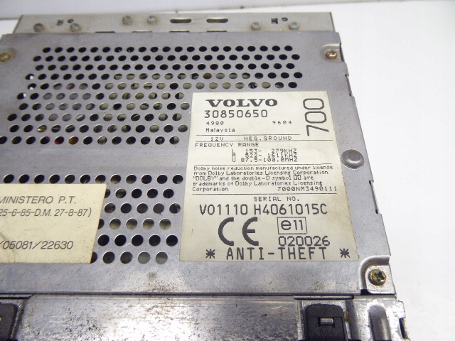 фото №5, Volvo s40 i радіо радіопрогравач касети 30850650