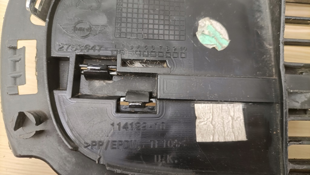 фото №4, Mini cooper r55 r56 r57 решітка бампера перед середня 2753647 k140/1381