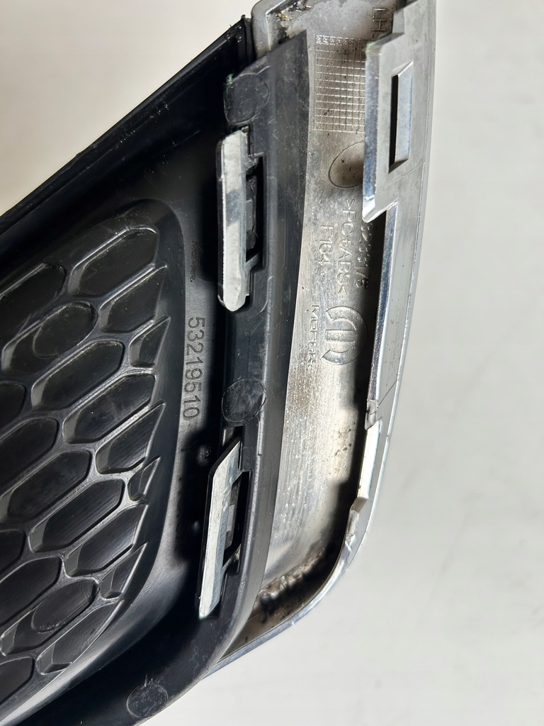 фото №7, Jeep compass 2017- левая решётка бампера противотуманная фара хром 53219510