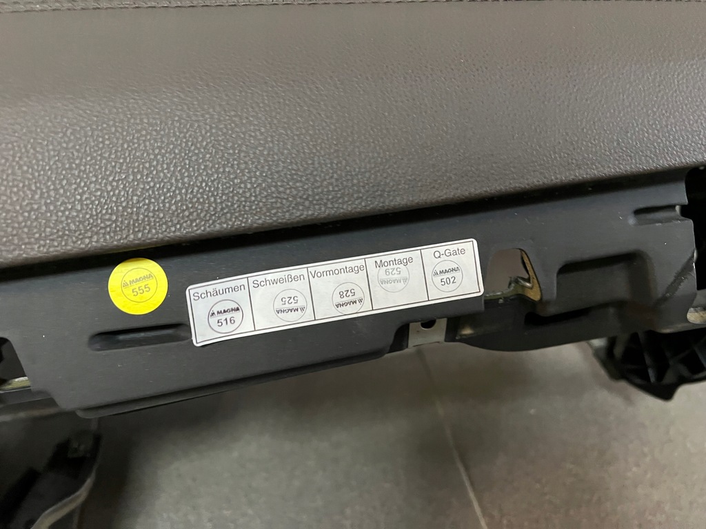 фото №9, Mercedes w212 приборная панель кожа коричневая obszywana подушка безопасности