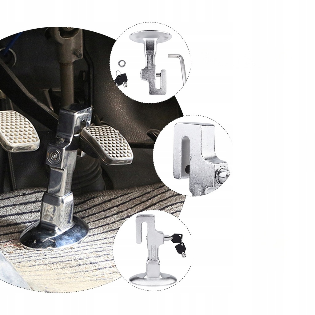 фото №14, Блокування педалей зчеплення гальма захист przed kradzieżą автомобіля