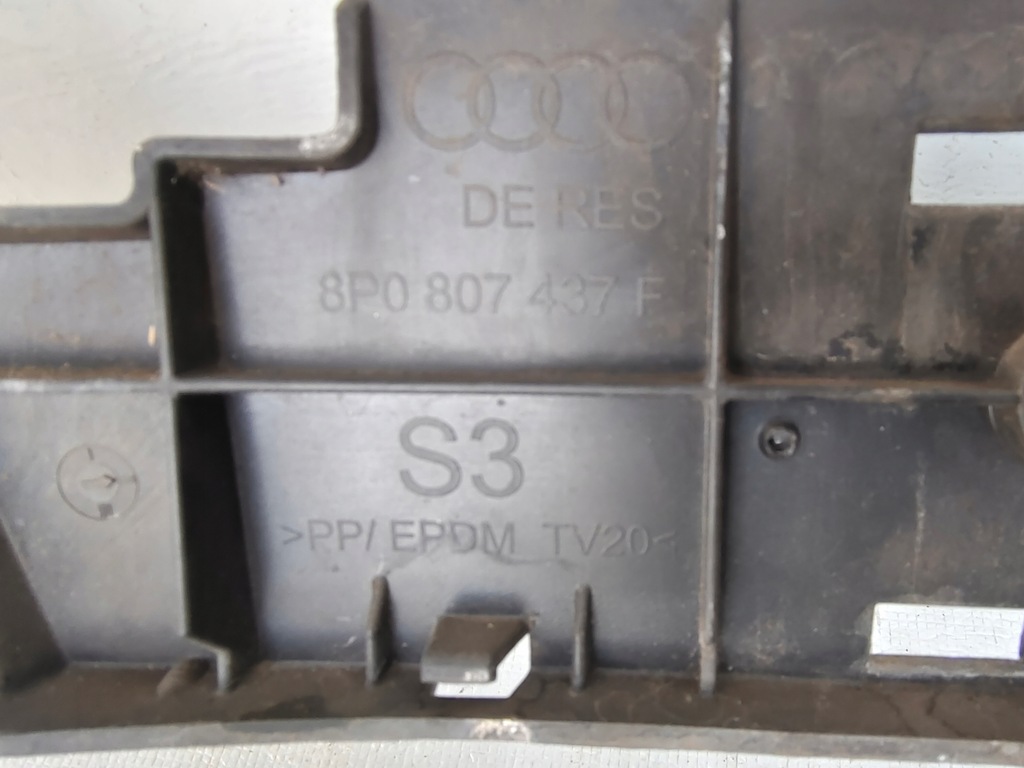 фото №9, Audi s3 8p0 2005- 08 r бампер перед 8p0807437f