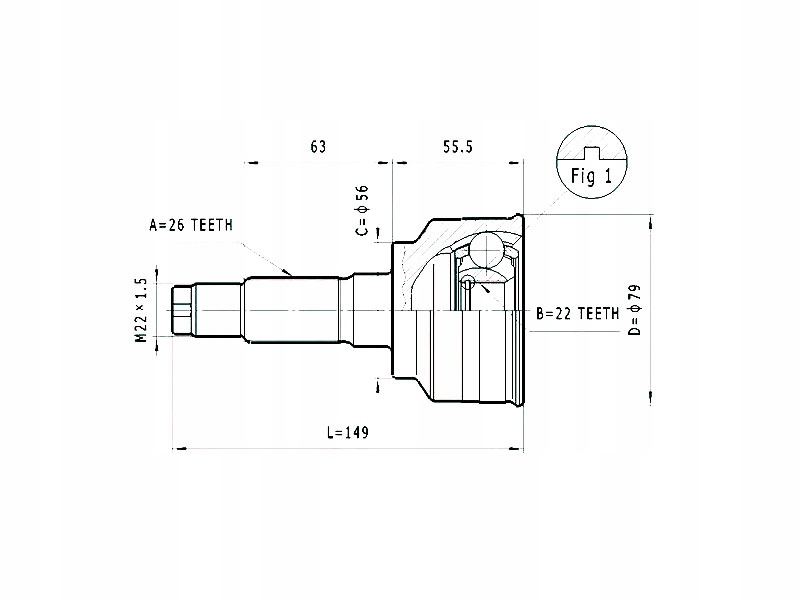 фото №1, Statim набор шарнир приводного 827001 7068 3029