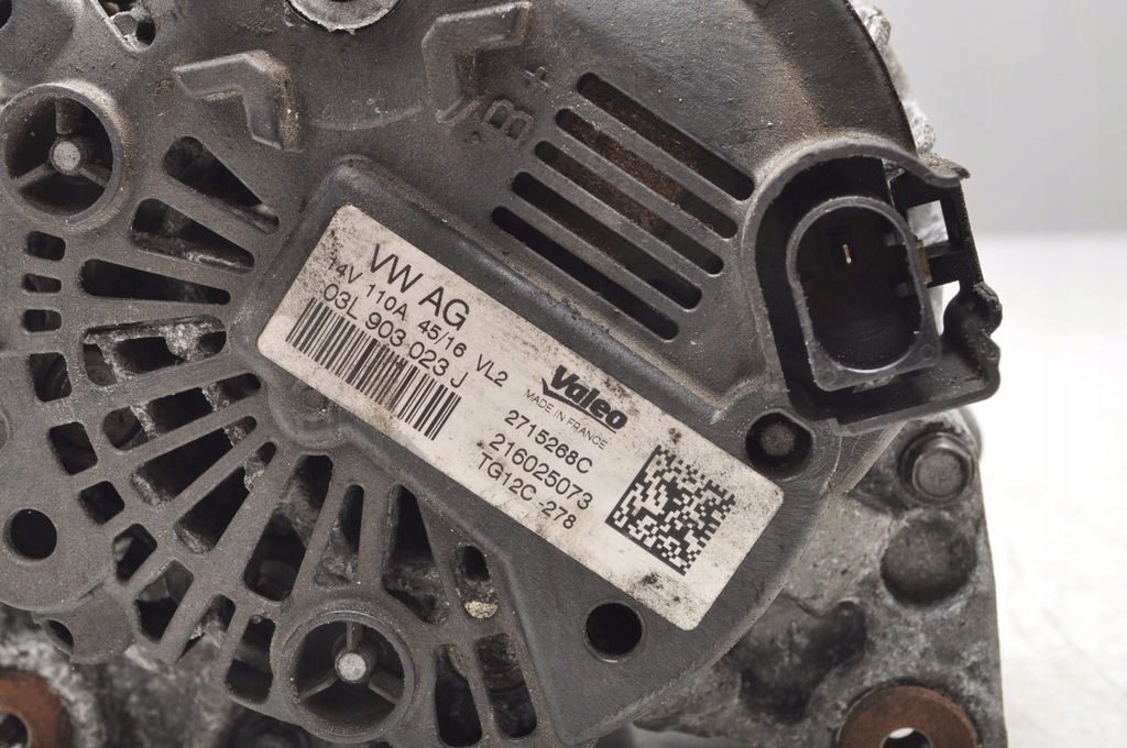 фото №7, Seat toledo iv 1.6 tdi генератор 03l903023j