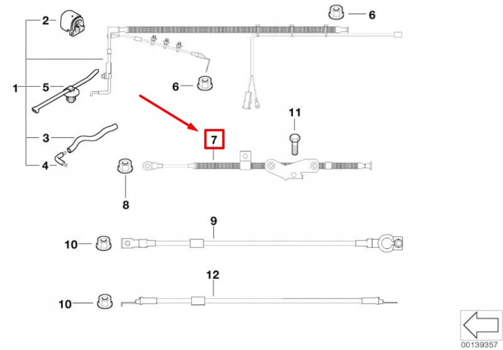 фото №5, Mini cabrio r52 генератор - кабель стартер 12427534704 7534704