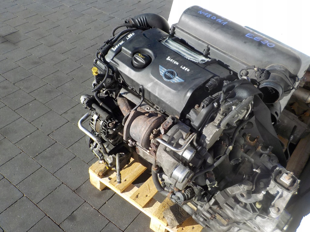 Mini cooper s r56 14r 1.6 turbo 184km двигатель n18b16a комплектный  film Доставка