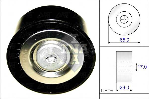 фото №2, Ina ролик ремінь jeep compass 2.2 crd 4x4 mk49