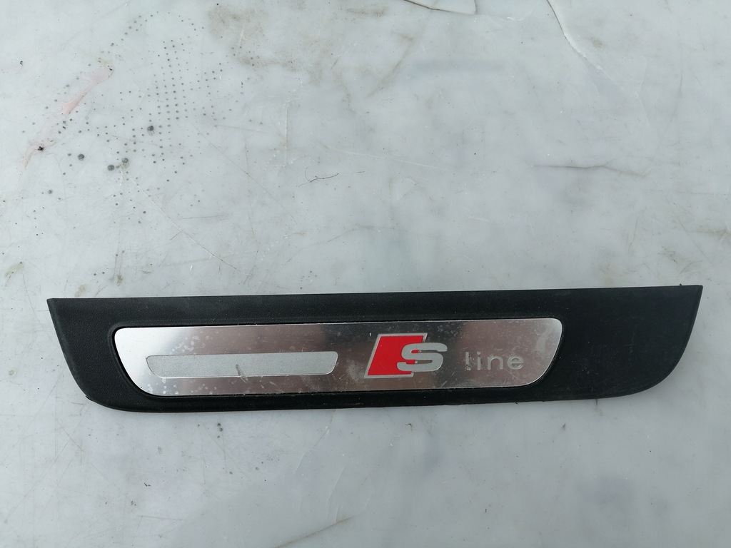 фото №1, Молдинг порог левый задняя sline audi a4 b8