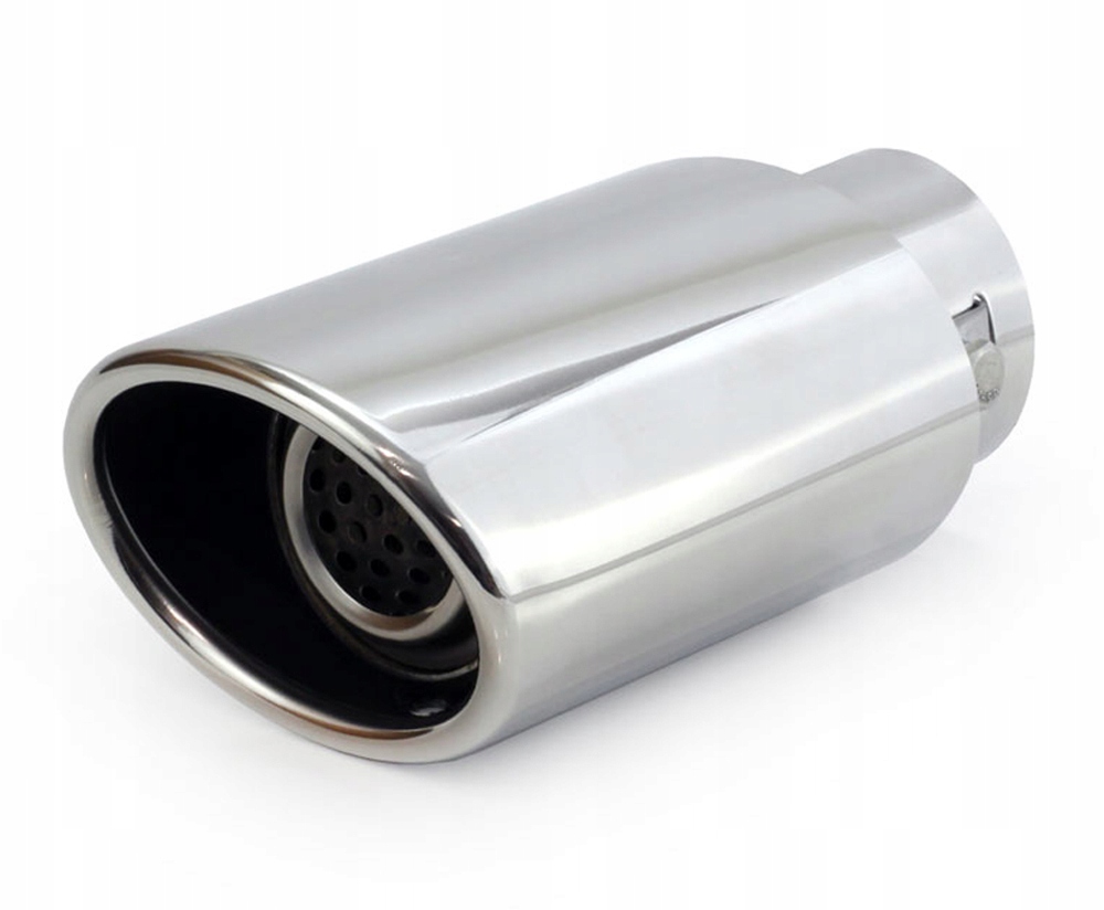 фото №10, Наконечник na гаситель накладка выхлоп глушителя хром сталь нержавеющая mt 003