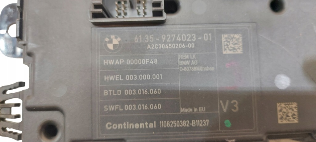 Bmw f20 f30 модуль блок управления rem 9274023 Оригинал