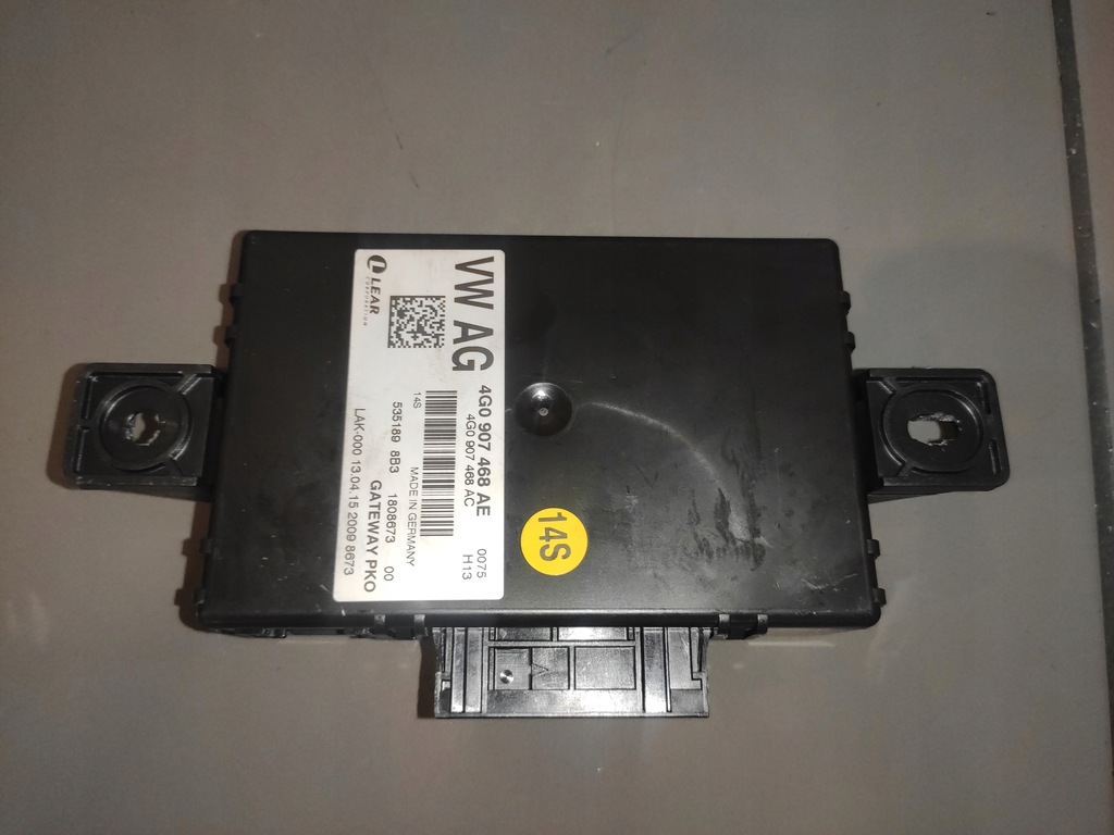 фото №9, Audi a7 4g 4g8 lift a6 c7 блок управления модуль шлюз 4g0907468ae oryg ideał