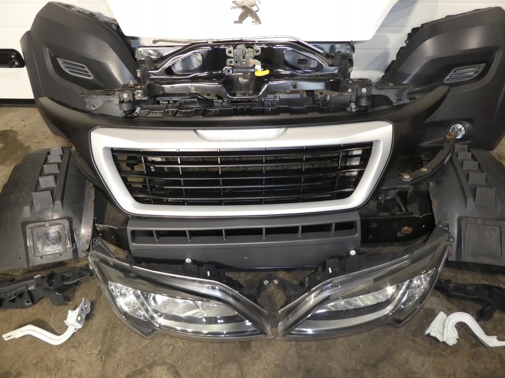 фото №9, Peugeot boxer 2.0 euro 6 перед білий капот комплект