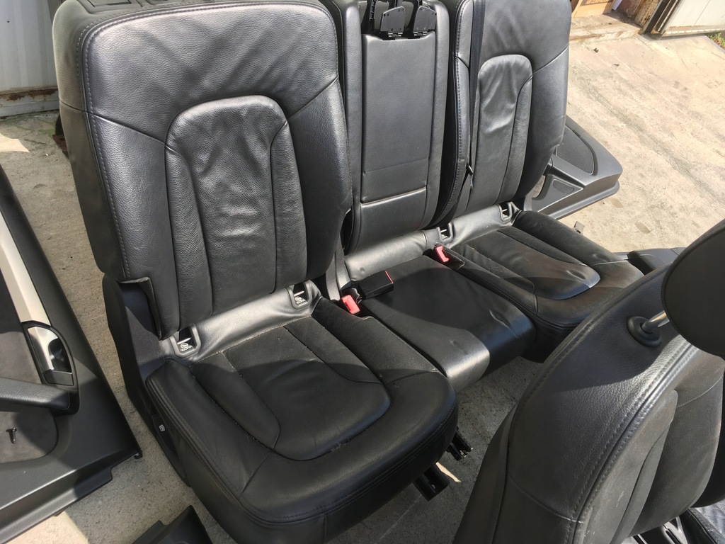 фото №9, Сиденье сиденья заднее сиденье салон audi q7 4l czarna