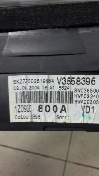 фото №1, Лічильник 1z0920800a skoda octavia ii