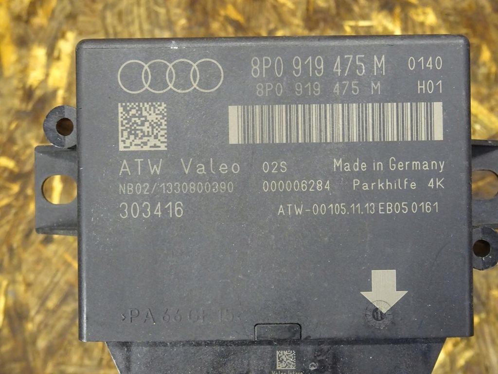 фото №7, Audi a3 8p модуль паркування парктронік pdc 8p0919475m