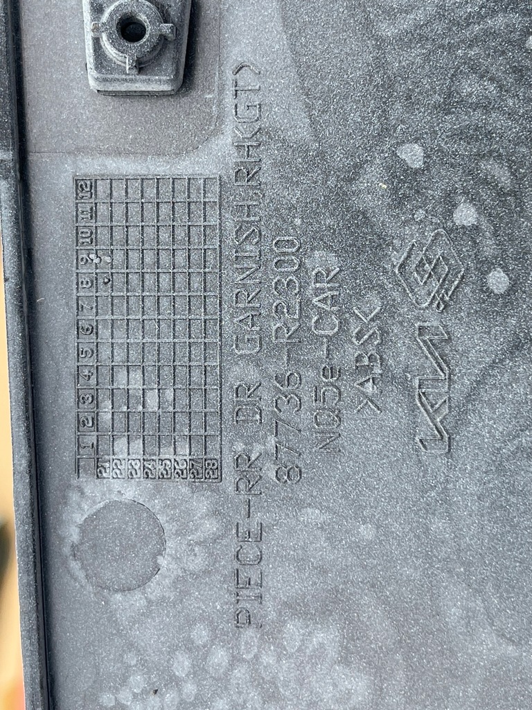 фото №9, Sportage v 5 молдинг дверь задняя задняя левая правая 87733-r2300 87734-r2300