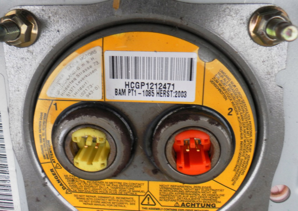 фото №4, Mazda 6 gg 2003 подушка воздушная водителя