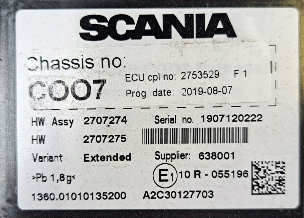 фото №3, Координатор coo7 scania r 2753529