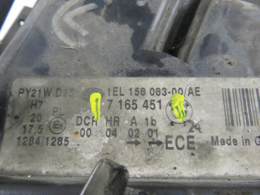 Фара левая передняя bmw 7 e65, e66, e67 7165451 Цена