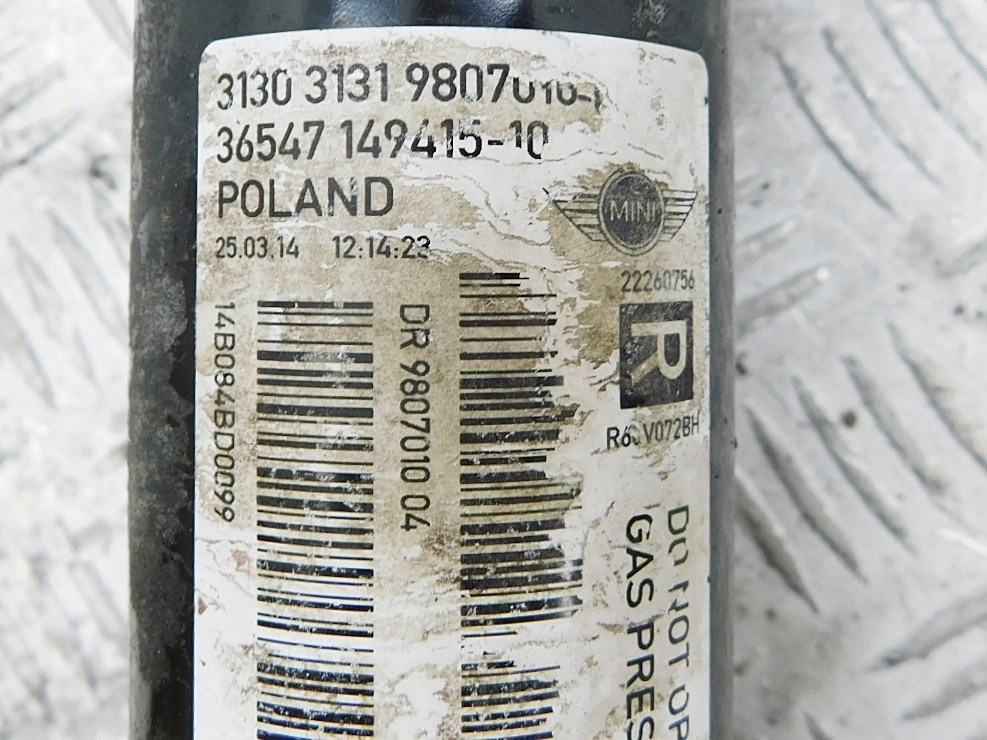 фото №4, Амортизатор правый перед 9807010 - mini countryman r60 paceman r61 1.6d