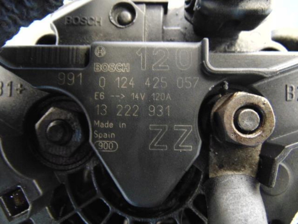 Opel corsa d 1.2 12v a12xel генератор 0124425057 в Україні