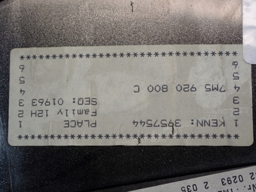 фото №9, Ford galaxy i mk1 00-06 2.0 115km лічильник прилади 7m5920800c