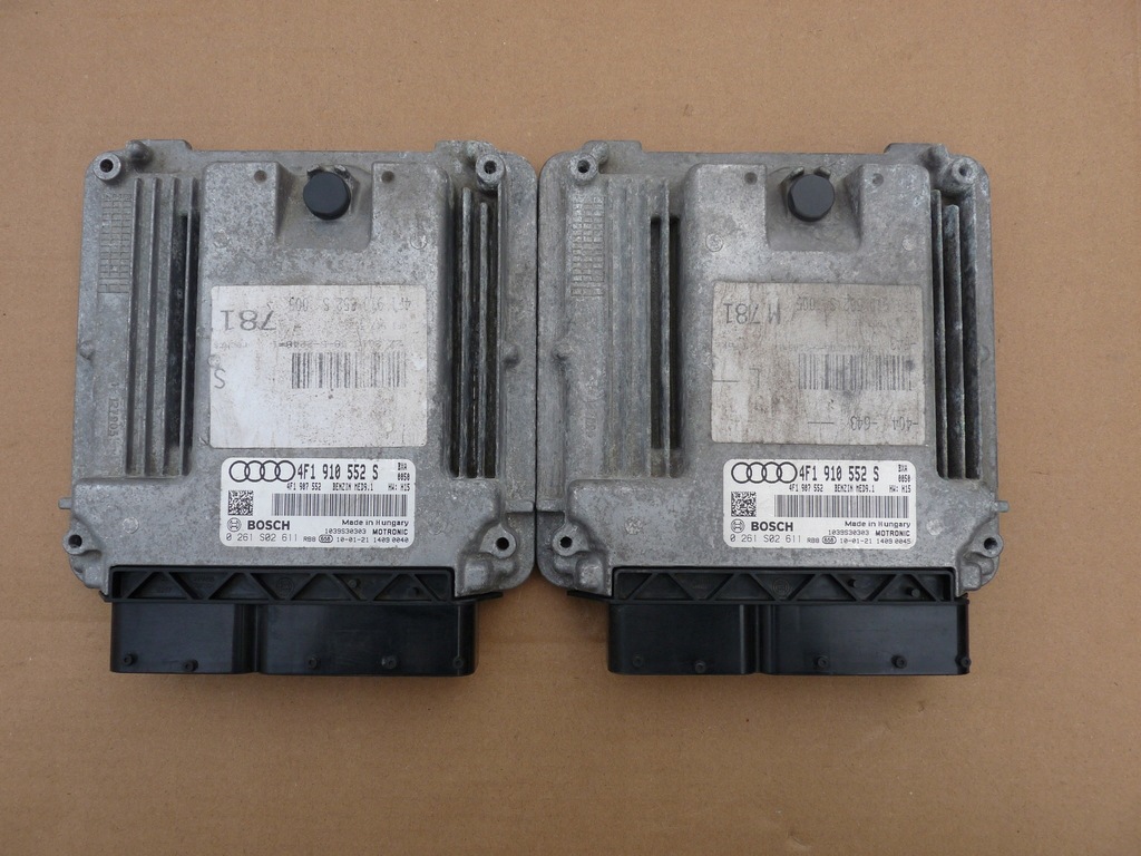 фото №6, Audi a6 c6 s6 lift 5.2 fsi бортовой компьютер 4f1910552s 4f1907552 0261s02611