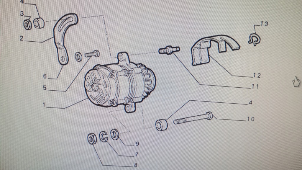 Накладка ремень генератора fiat cinquecento в Украине