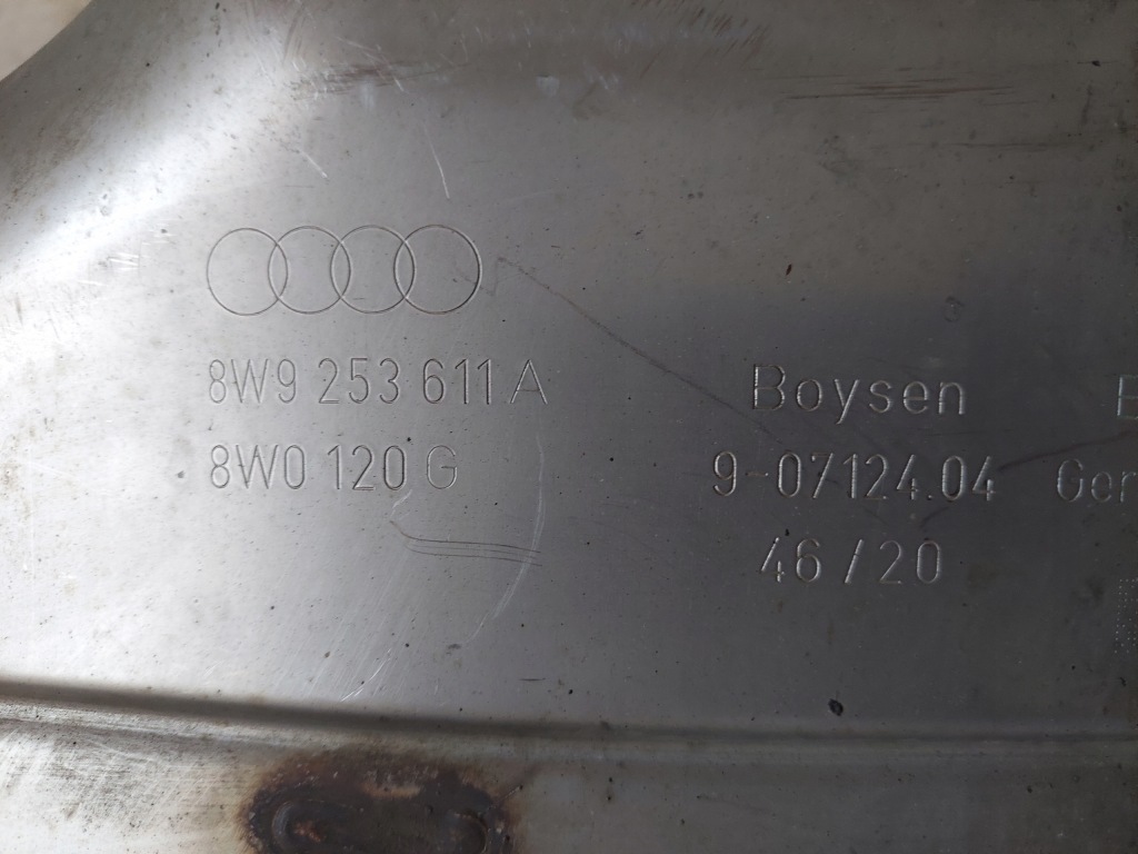 Гаситель конечный - левая - audi a4 b9 - универсал - 8w9 - 2,0tfsi Оригинал