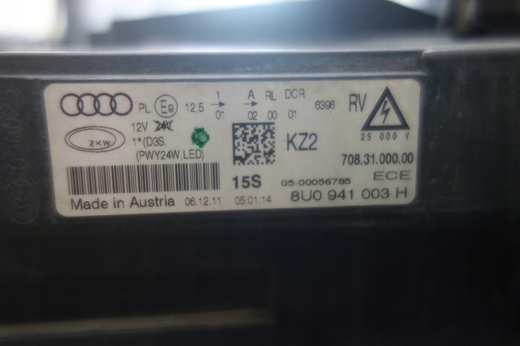 фото №8, Audi q3 i bi-xenon левый перед led 8u0941003h