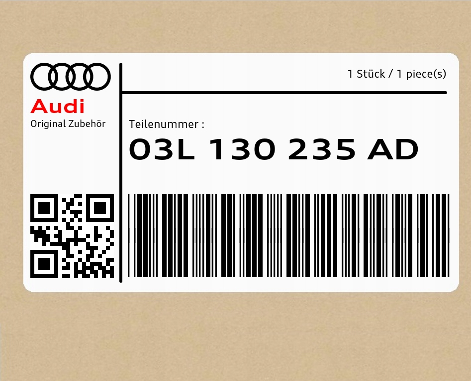 фото №1, Шланг обратный audi q3