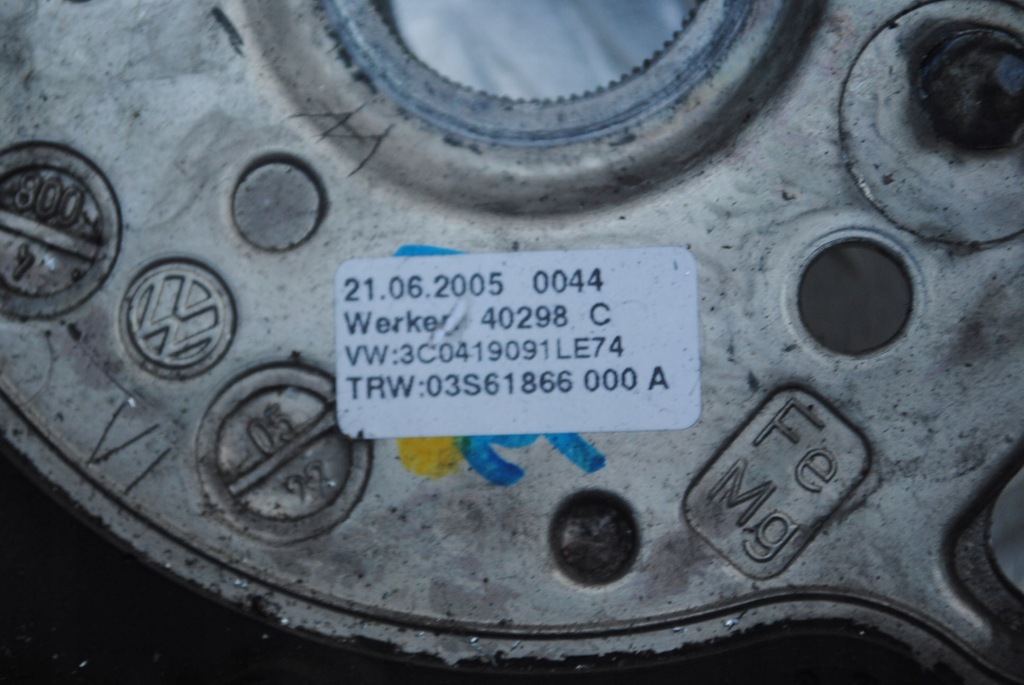 фото №11, Воздуховод многофункциональный + подушка подушка безопасности водителя vw passat b6