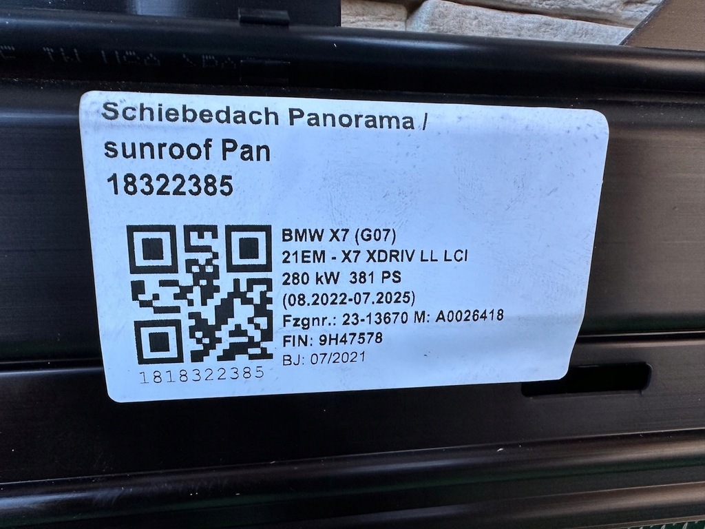 фото №8, Панорама дах люк bmw x7 g07 sky lounge 5a2c085