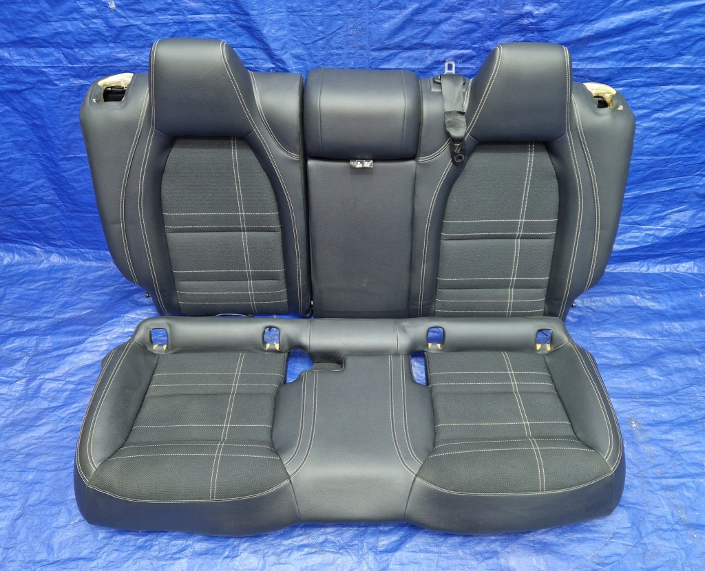 фото №12, Mercedes w176 оригінальний набір салону сидіння ковшові заднє сидіння обшивки