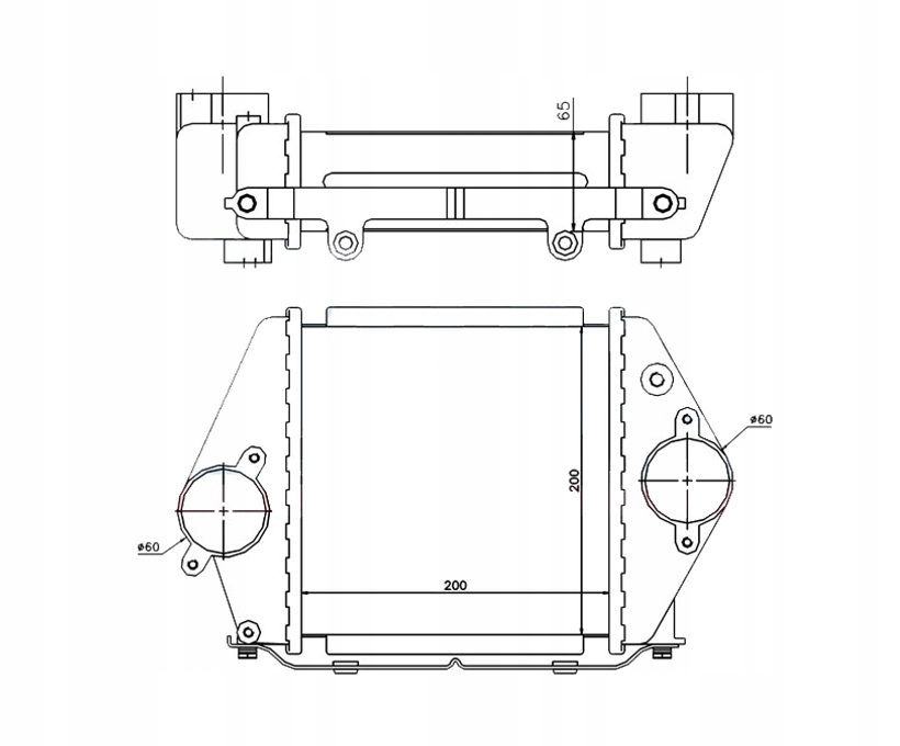 фото №1, Интеркулер mazda mpv van lw , 06.99 - 05.04 rf5c13565