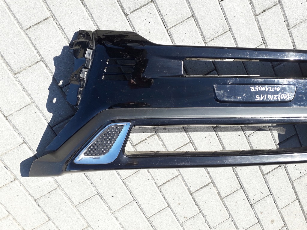 фото №11, Outlander 3 iii lift 18- бампер передній накладка