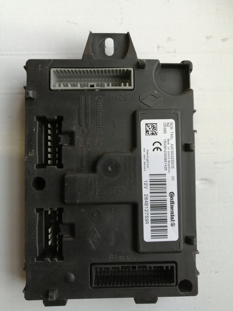 фото №1, Модуль блок управления bcm комфорта 284b12759r dacia logan ii mcv