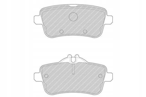 Купить Ferodo тормозные колодки тормозные mercedes ml 250 cdi / blue