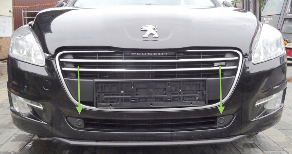 фото №14, Citroen c4 ii b7 датчик паркування кронштейн кронштейн протитуманна фара бампер pdc