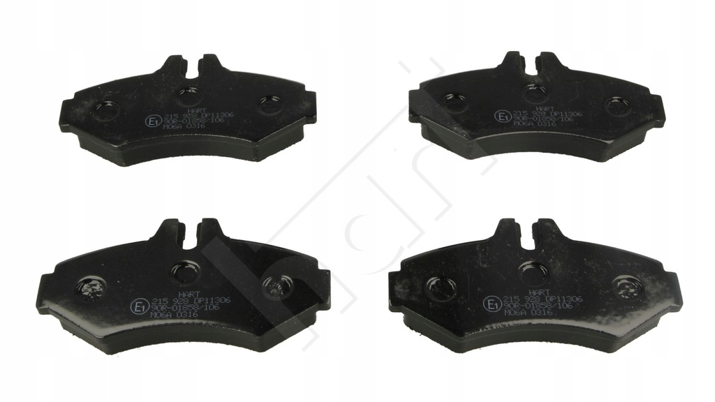 фото №1, Hart тормозные колодки ham. /t/ mercedes w464 sprinter 215928