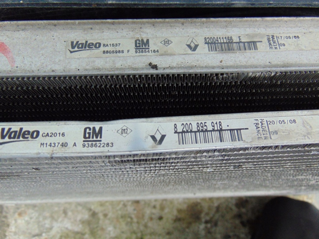 фото №14, Комплект радіатор вентилятор vivaro trafic 2.0 dci cdti