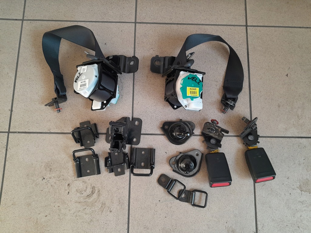 фото №1, Hyundai veloster ii 2019-21 pas ремені безпеки задня задні заскочки