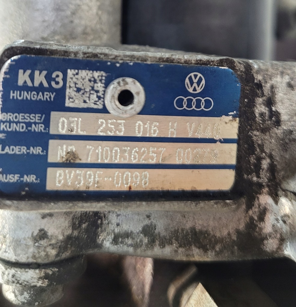 фото №7, Vw polo fabia 1.6 tdi cay турбина турбонагнетатель