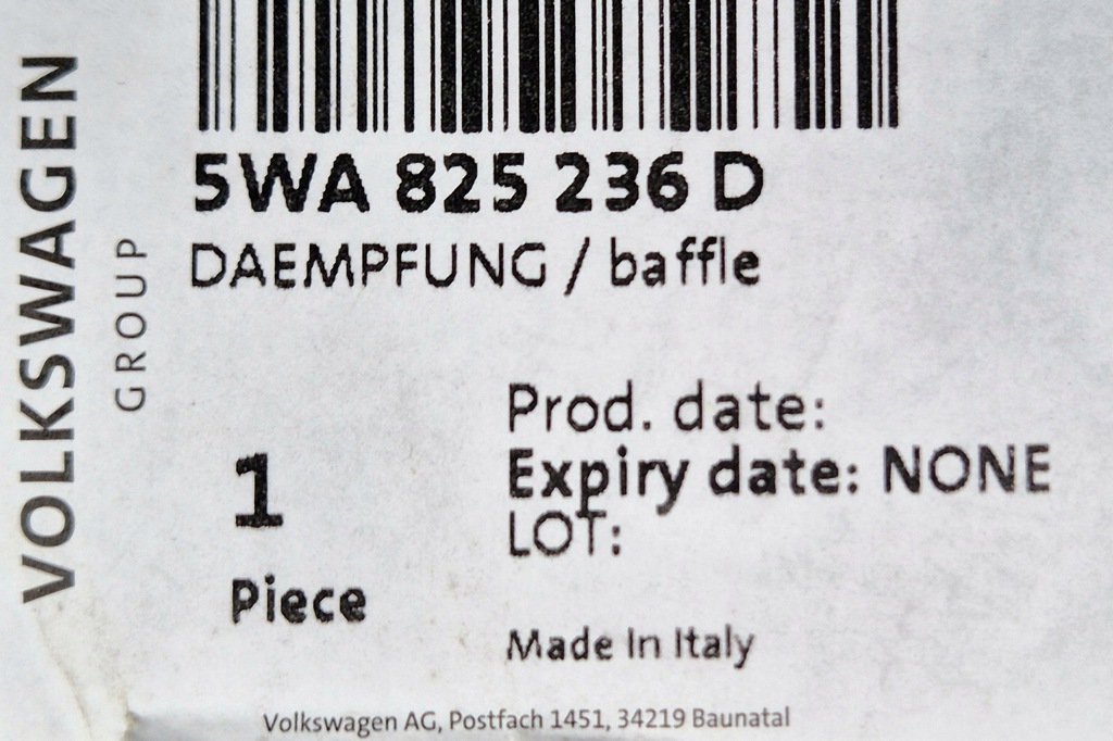 фото №6, Захист підвіска 2.0 tdi cupra formentor оригінал 5wa825236d