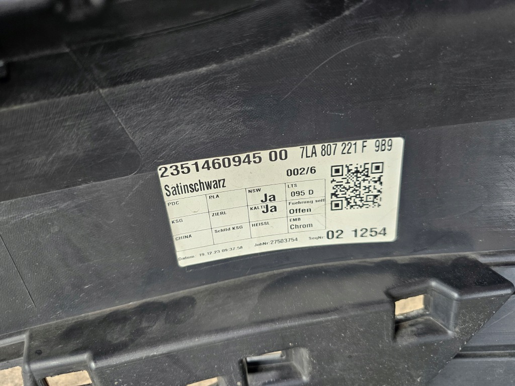 фото №15, Volkswagen transporter t6.1 lift 23r бампер передний перед 7la807221f