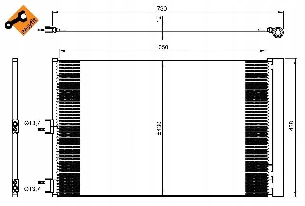 фото №10, Конденсатор кондиціонера mercedes a w176 cla c117 cla shooting brake