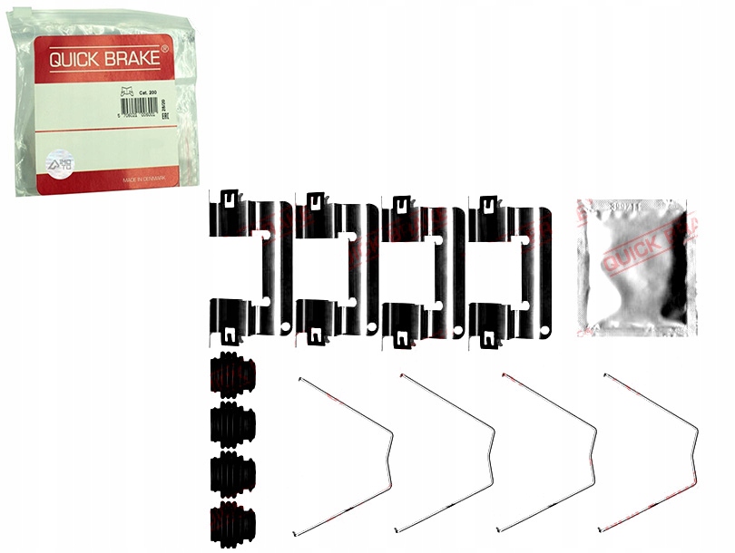 фото №1, Набір монтажний гальмівних колодок перед hyundai i30 kia ceed proceed xceed